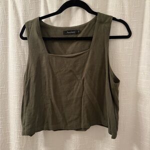 Olive Tank Top